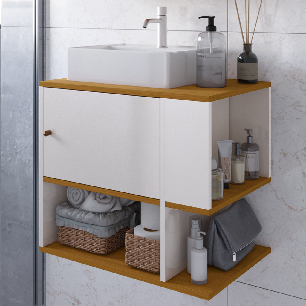 Armário Multiuso Suspenso Banheiro: Onde Comprar | BuscaProdutos