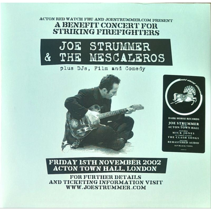 Joe Strummer & The Mescaleros-Live at Acton Town Hall-lp importado duplo-LACRADO-The Clash-vinil