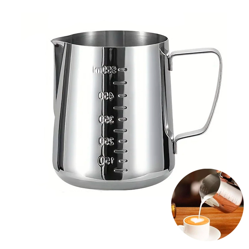 Jarra Leiteira Latte Art Inox 350ml / 550ml Cremeira Barista Pitcher Café Cafeteira