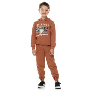 Conjunto Infantil Moletom com Capuz - Nevada Las Vegas - 4 a 8 anos em Oferta na Shopee