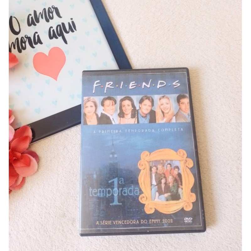 2 Dvds Do Seriado Friends A primeira temporada completa, série vencedora do Emmy 2002