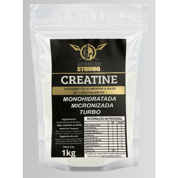 Creatina Monohidratada Pura Spartan Strong 1kg