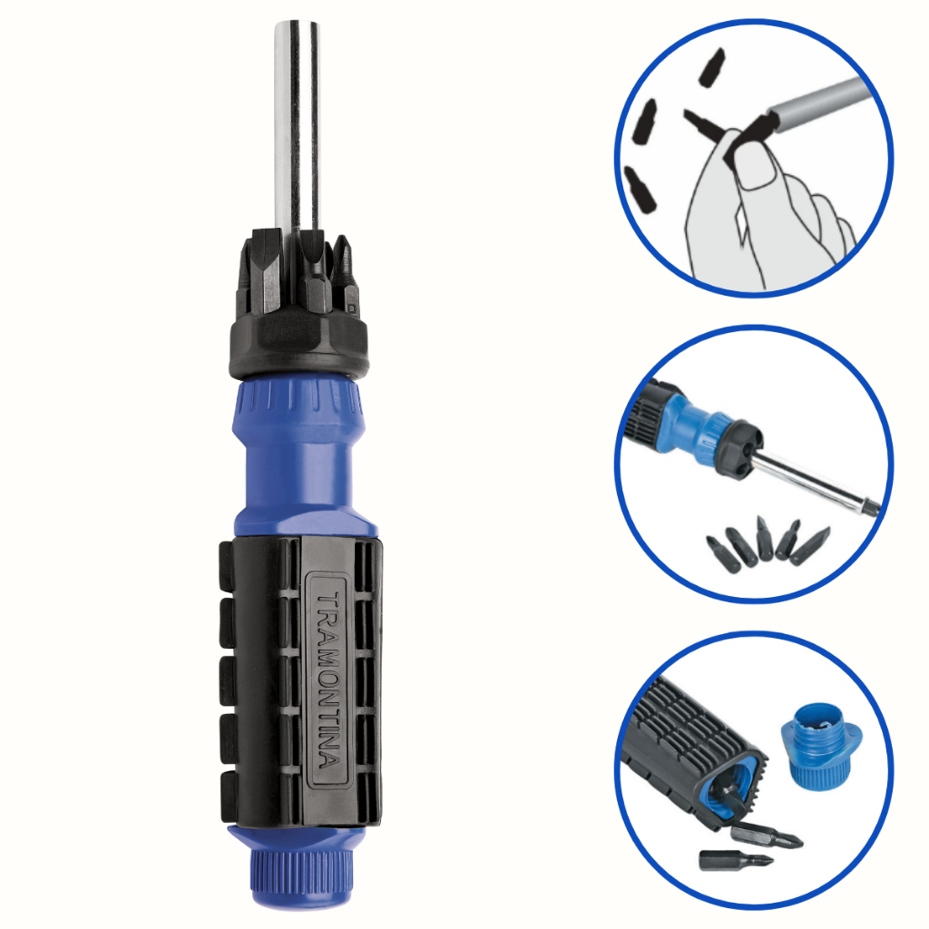 Chave Fenda Ponteiras Tramontina Basic Doméstico 7 Peças em Oferta na Shopee