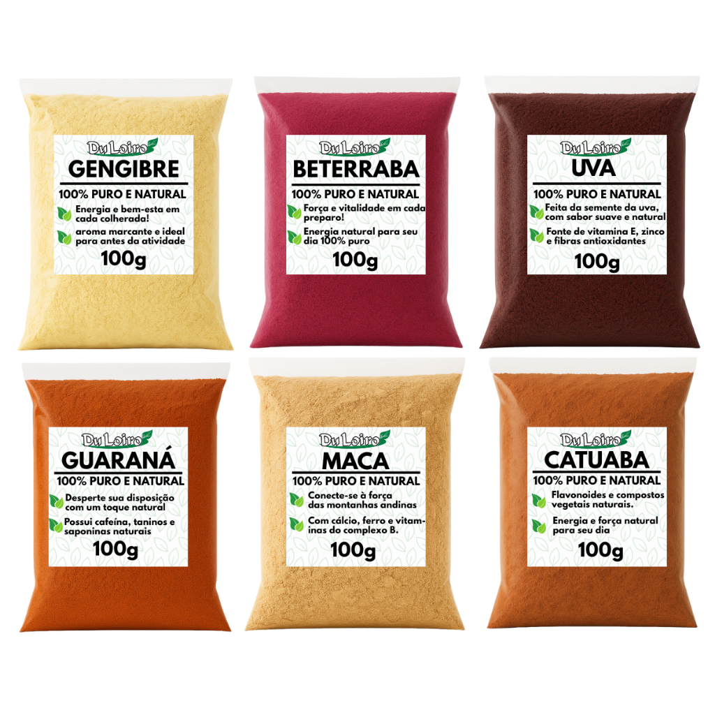 SUPER ENERGÉTICO 100% NATURAL + 100g Psyllium Grátis – Pré-Treino Natural e Saúde Intestinal