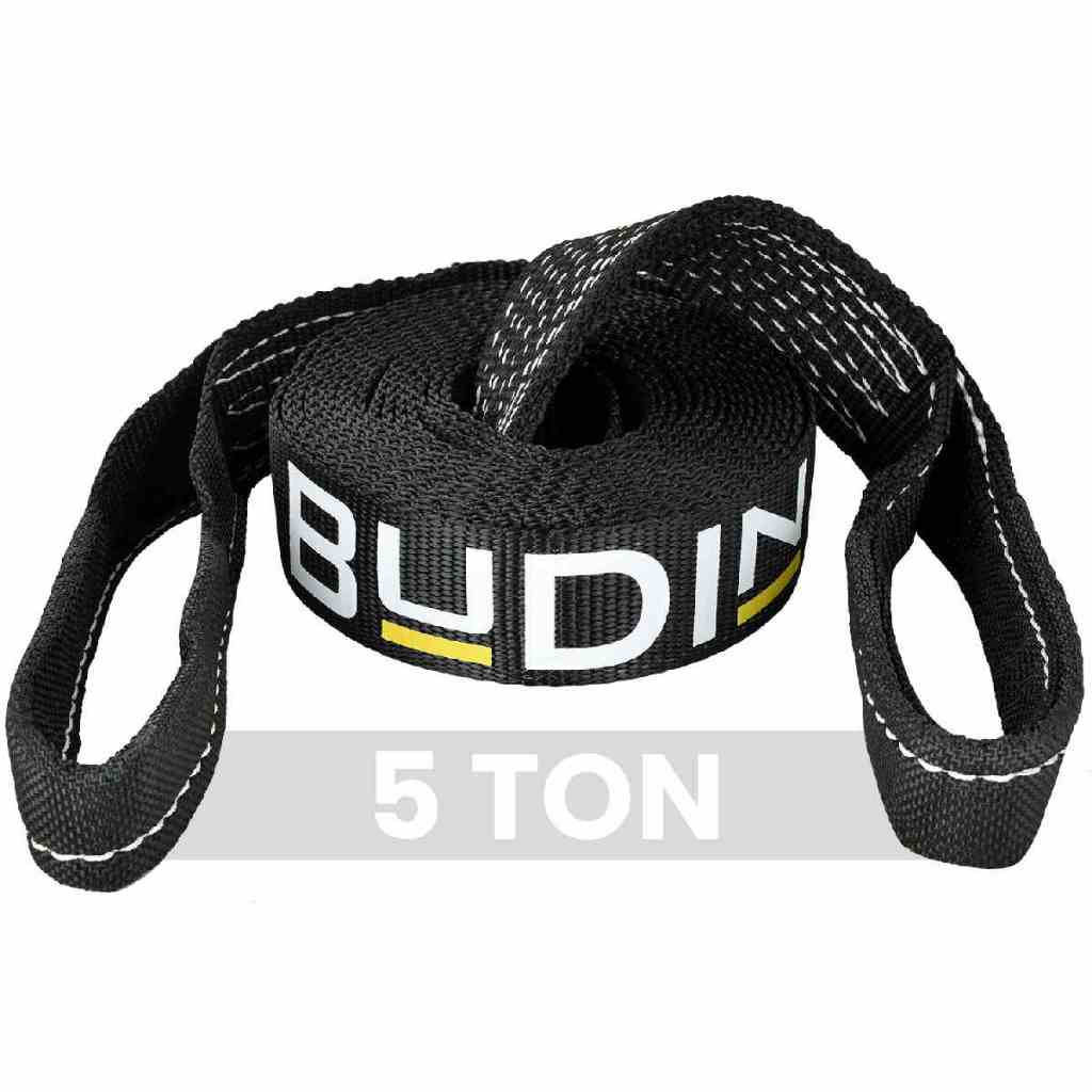 Cinta Fita para Reboque e Arraste Budin - 5 Ton 6 Metros - Para Puxar Carros, Veículos Off-road 4x4 em Oferta na Shopee