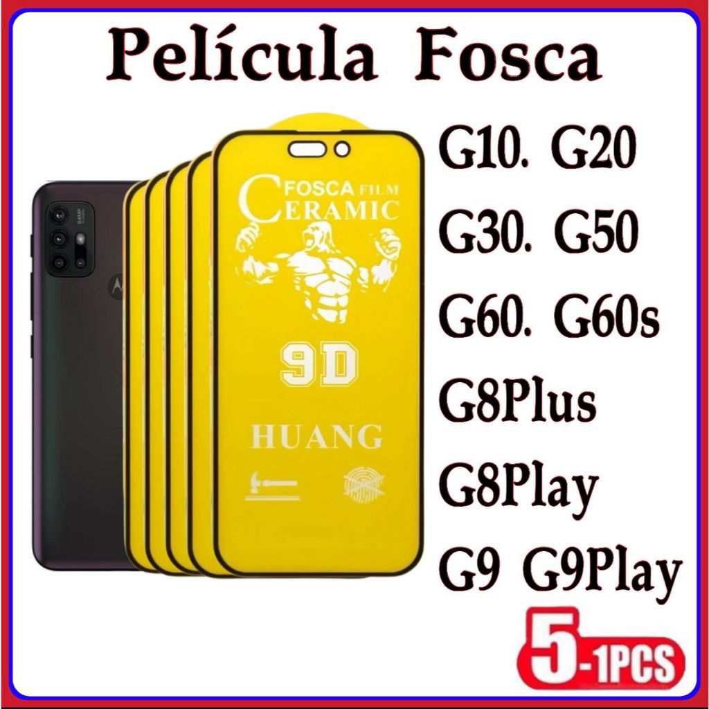 Película Fosca Cerâmica Flexível 9D Hidrogel MOTO G8PLUS G8PLAY G9 G9PLAY G10 G20 G30 G50 G60 G60S em Oferta na Shopee