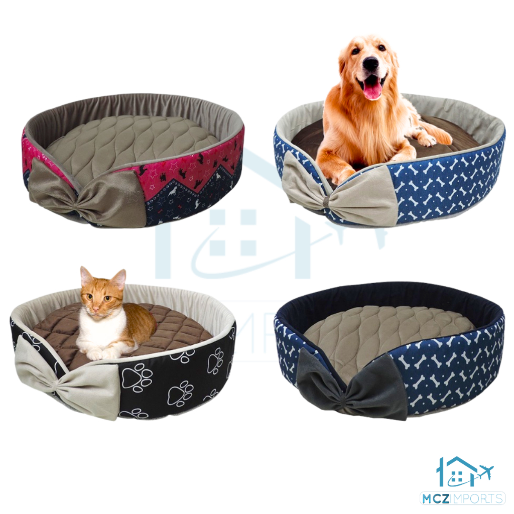Cama Pet Redonda Caminha confortável para cães e gatos cachorro e gato em Oferta na Shopee