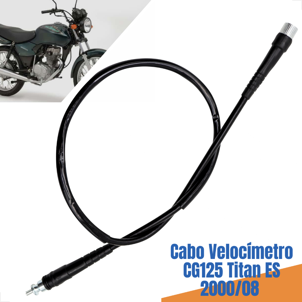 Cabo Velocímetro Honda Cg 125 Titan ES 2000 2001 2002 2003 2004 2005 2006 2007 2008 Reposição MOTO em Oferta na Shopee