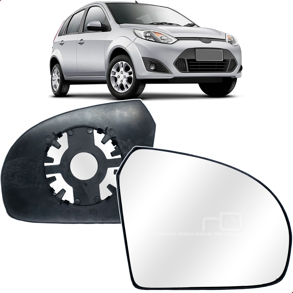 Lente Vidro Espelho Do Retrovisor Ford Fiesta 2003 2004 2005 2006 2007 2008 2009 2010 2011 2012 2013 em Oferta na Shopee