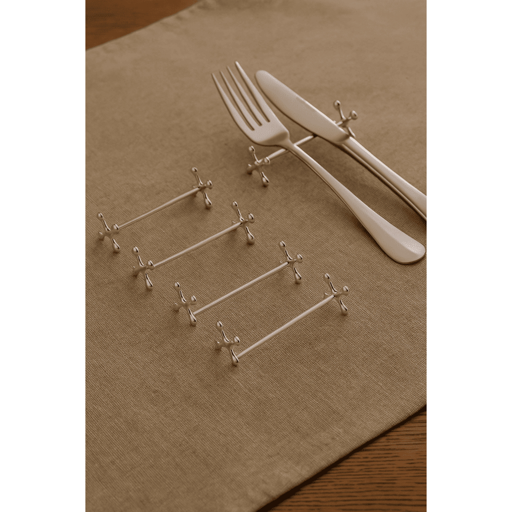 6 Descansos para Talheres Wolff de Zamac Mesa Posta em Oferta na Shopee