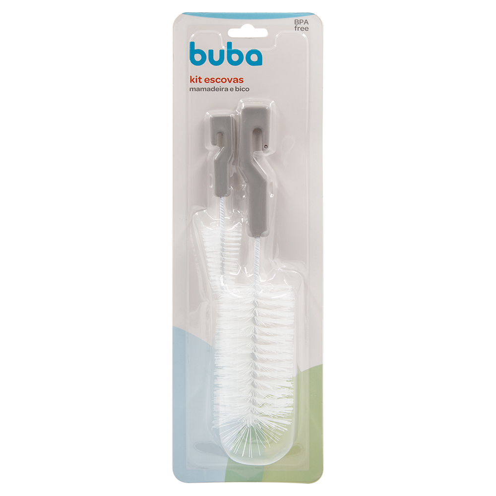 Escova Para Lavar Mamadeira E Bico Buba Bebê garrafas térmicas multiuso
