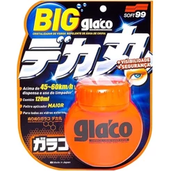 Glaco Big Cristalizador De Vidros Repelente 120ml Soft99