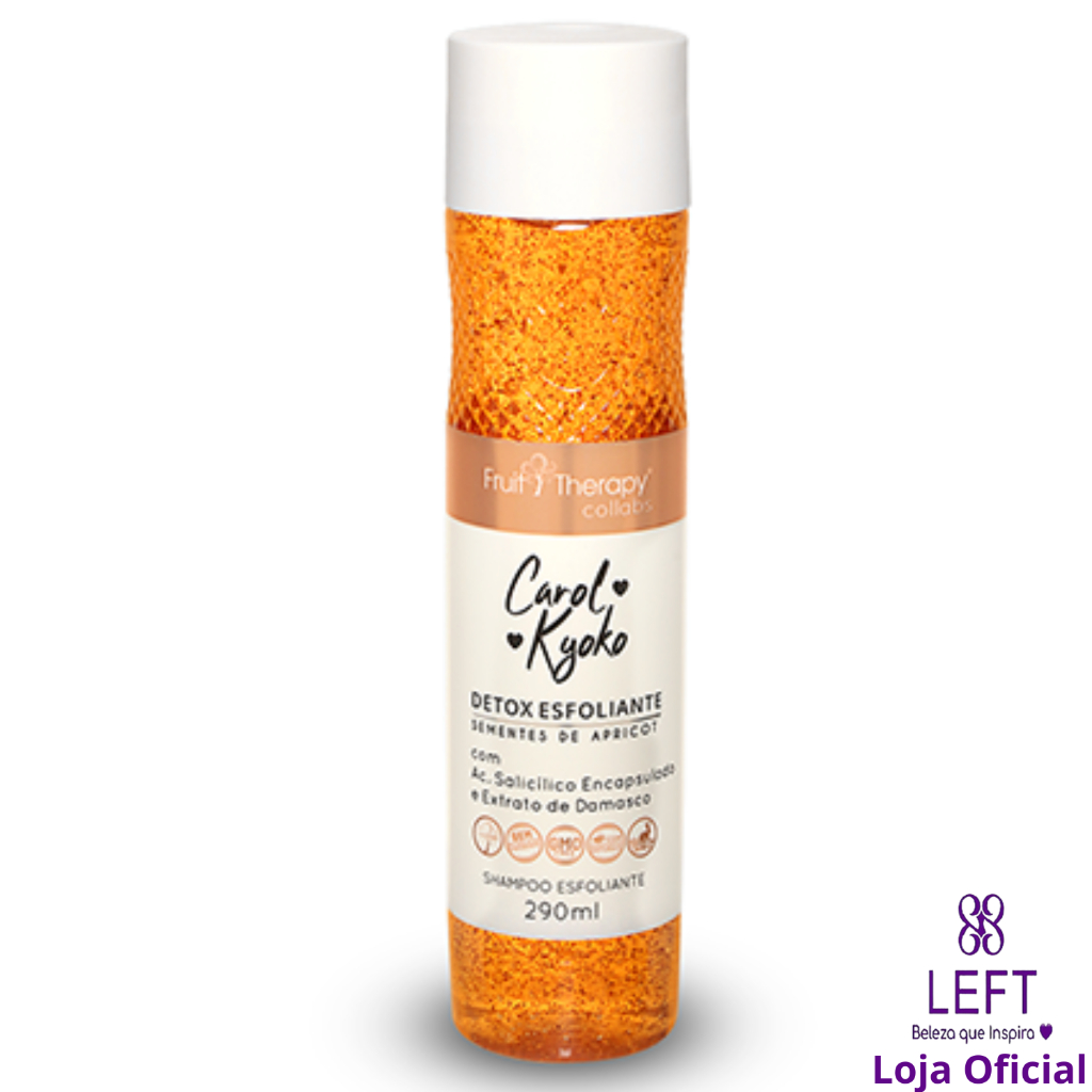 Shampoo Detox Capilar Esfoliante Carol Kyoko 290ml - Left Oficial em Oferta na Shopee