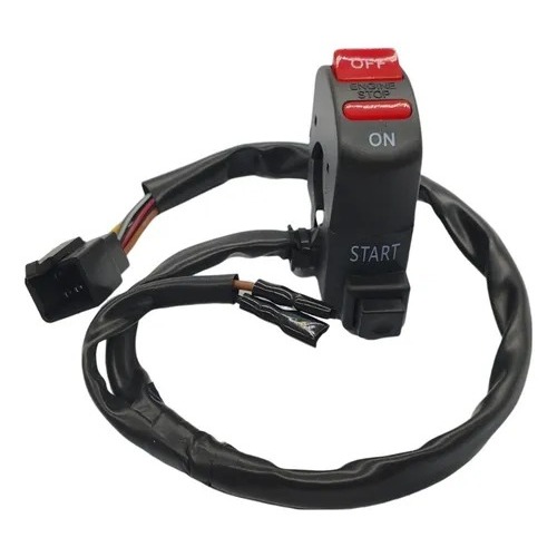Punho Interruptor Emergencia E Partida Nxr 150 Bros Esd 2006 Até 2008 / Xr 250 Tornado 2005