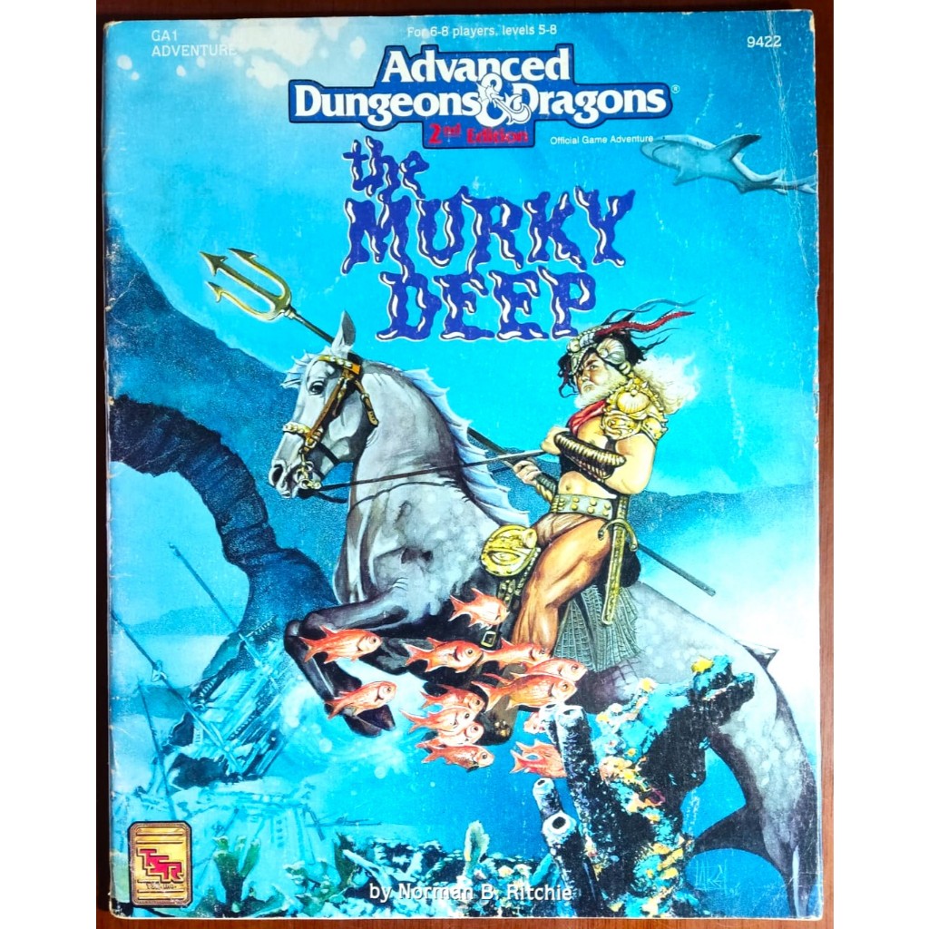 Murky Deep - Advanced Dungeons And Dragons - Livro De Rpg/d&d/dnd