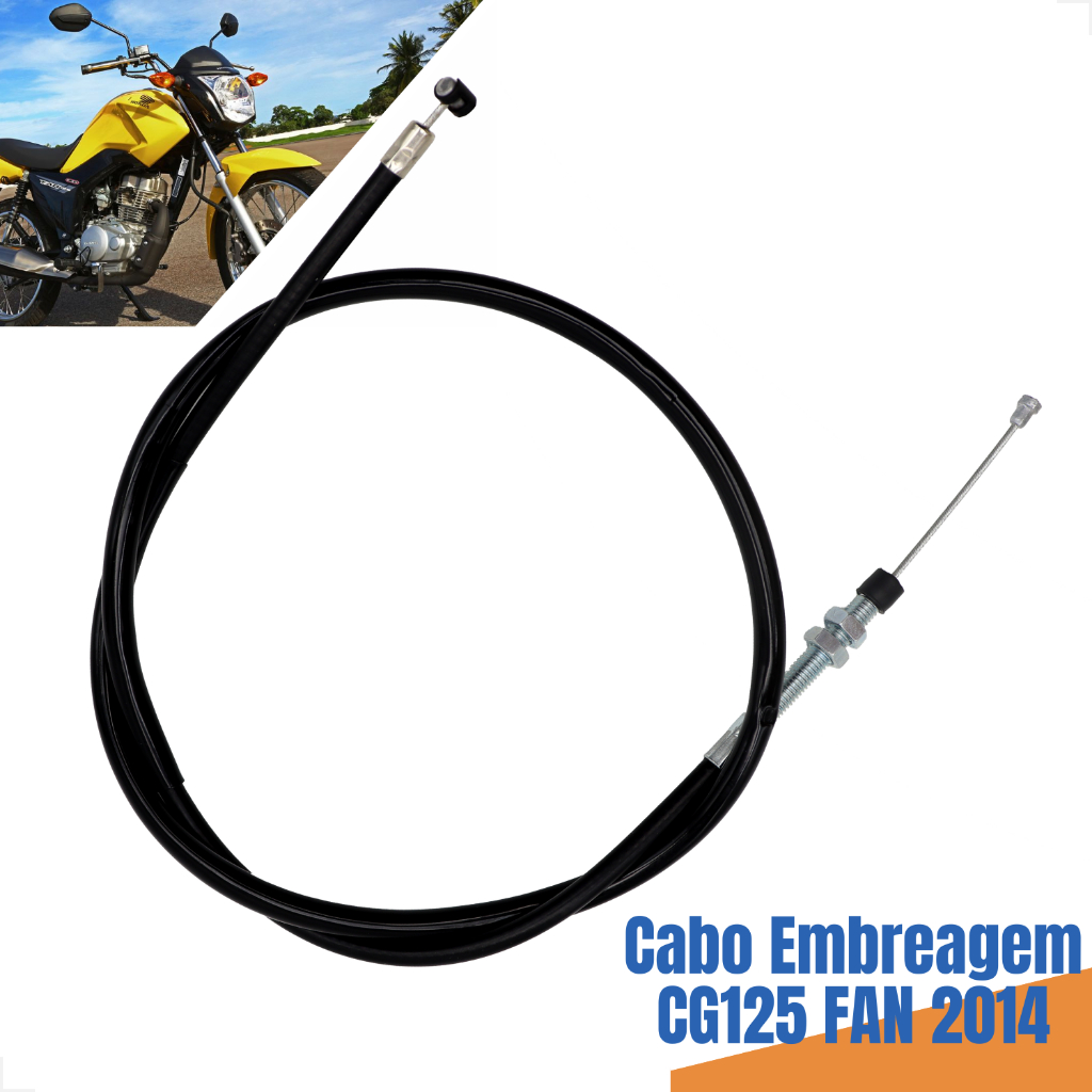 Cabo De Embreagem Honda Cg 125 Fan Cargo Ks Es Esd 2014 Em Diante Motocicleta Peças Modelo Honda