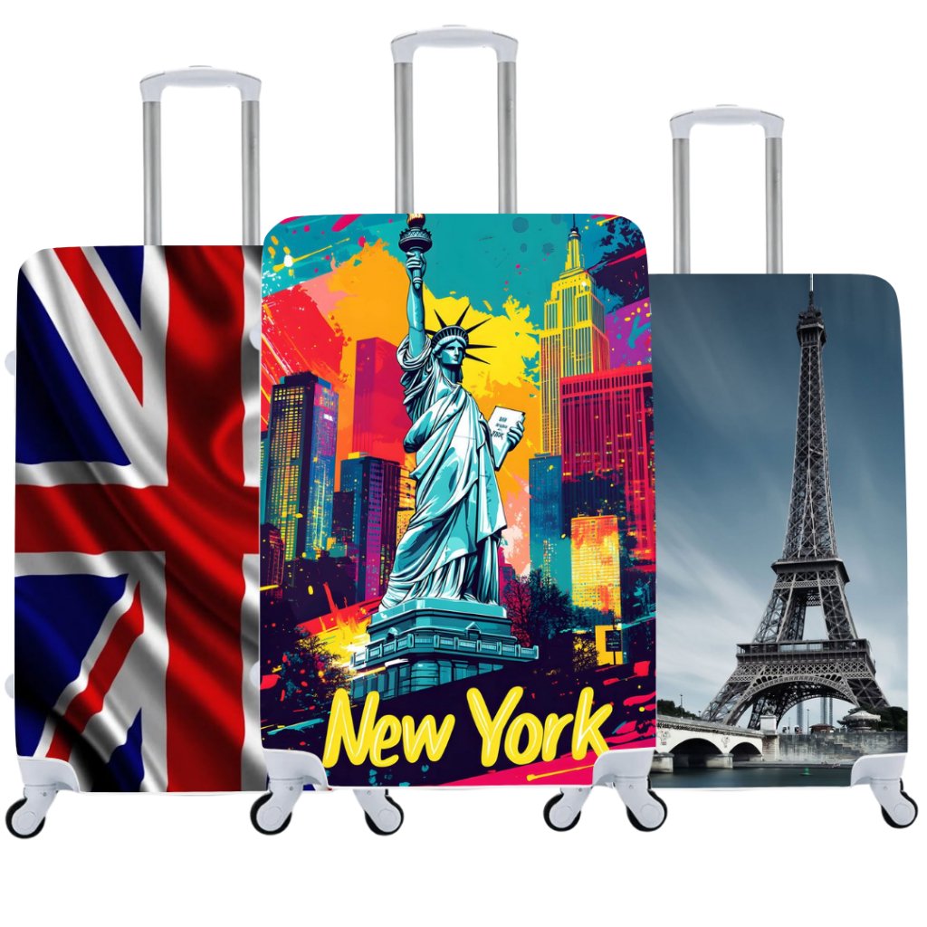 Capa de Mala Personalizada Estilo e Proteção para Suas Viagens