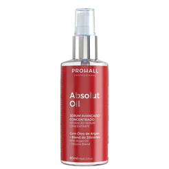 Prohall Sérum Absolut Oil 60ml Óleo de Argan Reparador de pontas
