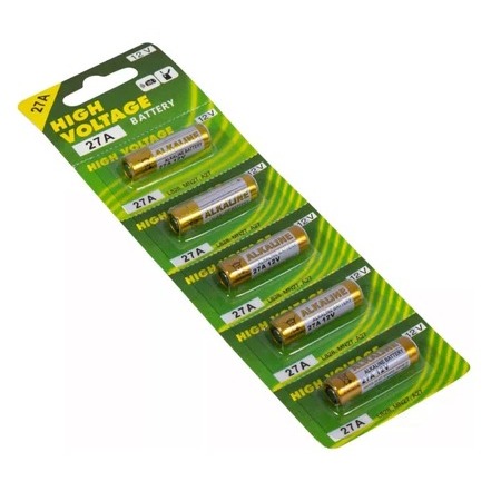 Pilha Para Controle De Portão 12v 23A /12v 27A Cartela Com 5 Peças em Oferta na Shopee