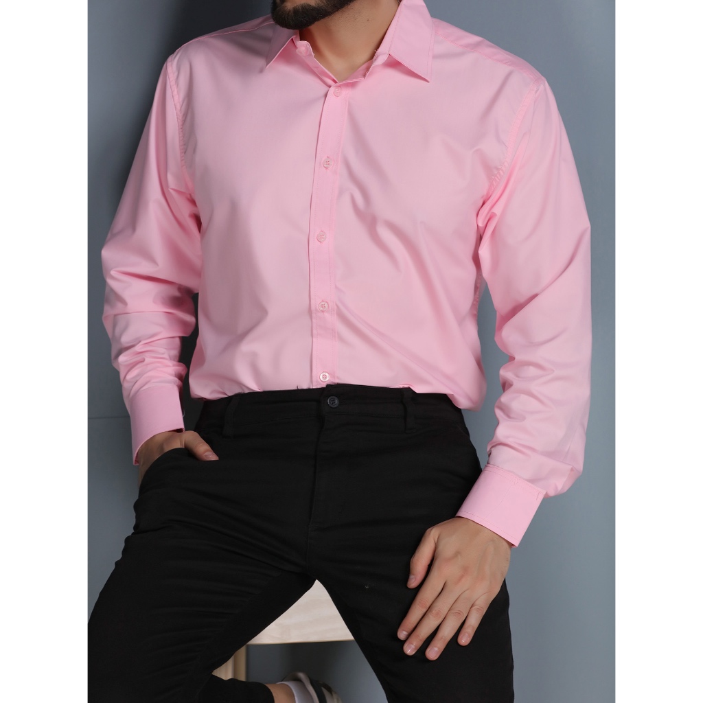 camisa social slim fio masculina importador passa fácil manga longa premium envio imediato em Oferta na Shopee