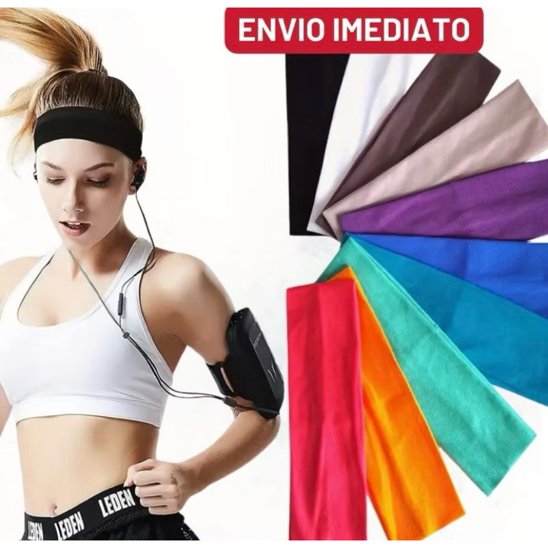 kit 6pc-12pc faixas de cabelo para yoga, fazer exercícios, vestir-se com elegância