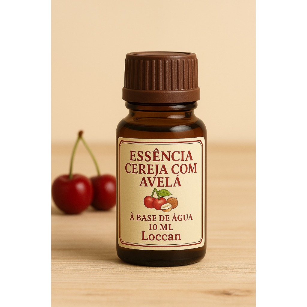 Cereja com Avelã Essências Premium 10ml Difusor Aromatizador Umidificador Pronta Entrega