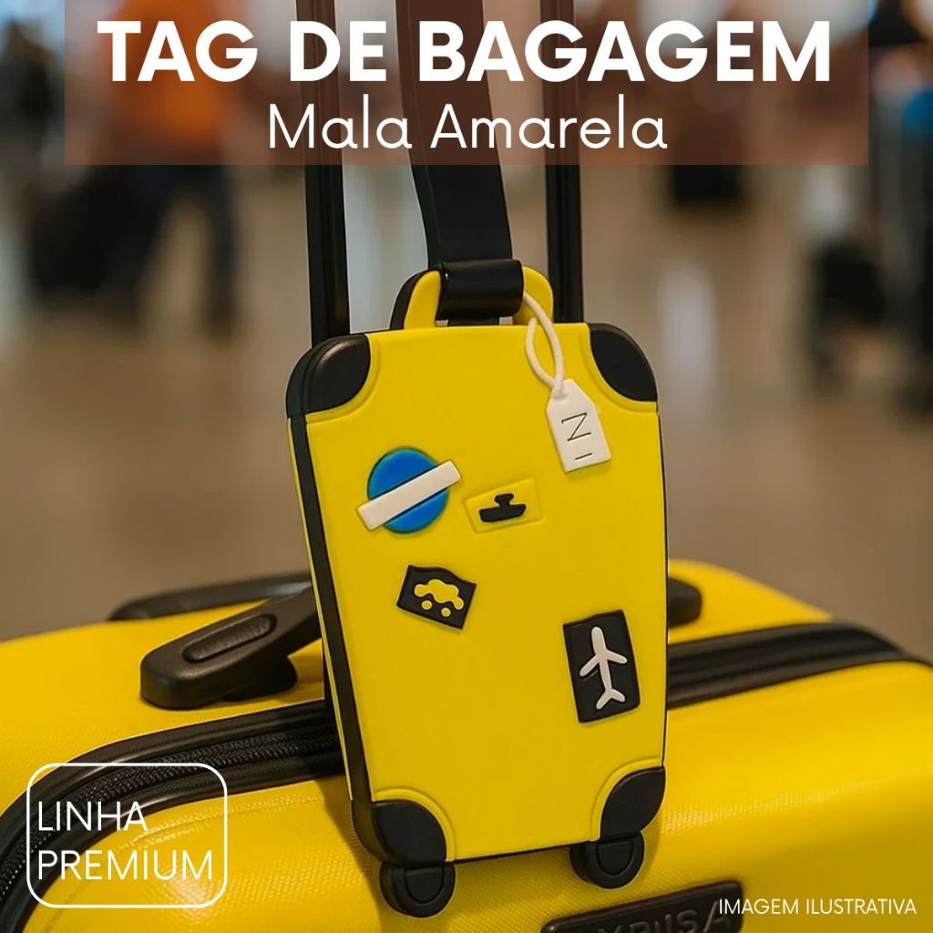 Tag De Bagagem Premium - Identificador De Mala Para Viagens em Oferta na Shopee