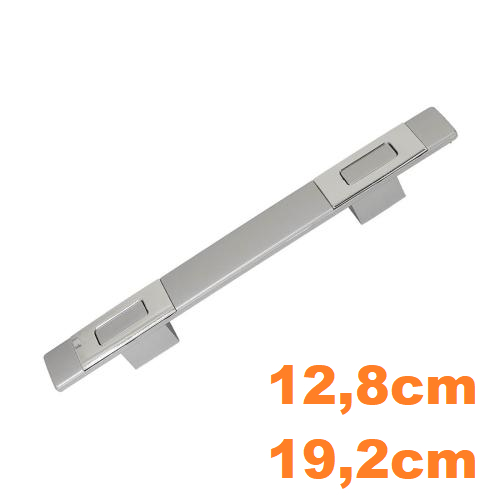 Kit 2 puxador 12,8cm ou 19,2cm plástico | Móveis Itatiaia, Colomarq e outros