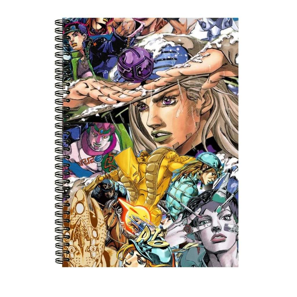 Caderno JoJo’s Bizarre Adventure – Edição Exclusiva A4 com Capa Dura em Oferta na Shopee