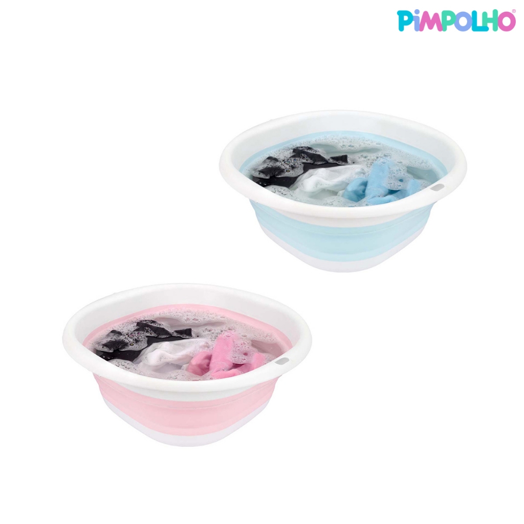 Bacia Retrátil Para Roupas De Bebe 9l Sortido Pimpolho - Mom & Baby