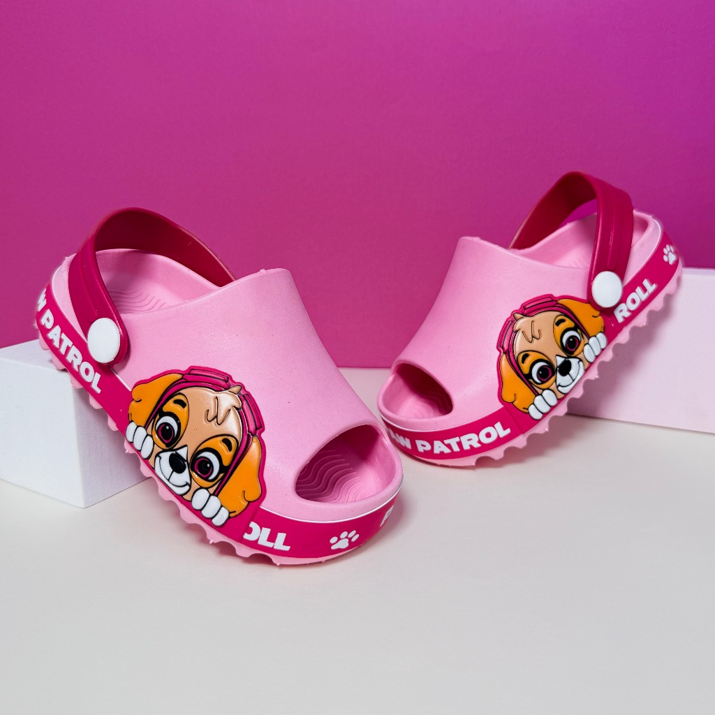 Sandália Infantil Menina – Slide Feminino - Babuche Cachorrinha Aventureira, Leve, Macia e Segura em Oferta na Shopee