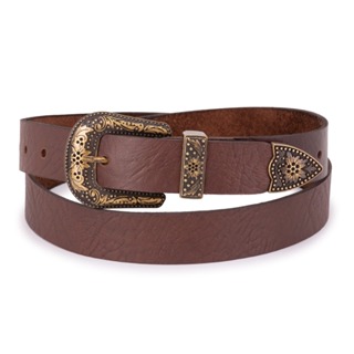 Cinto Feminino 100% Couro Legítimo Country 3cm de largura Boiadeira em Oferta na Shopee