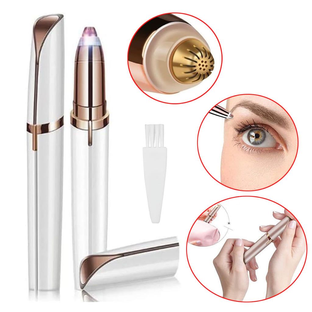 Caneta Depiladora Flawless Para Sobrancelhas Elétrico Recarregável Com Usb