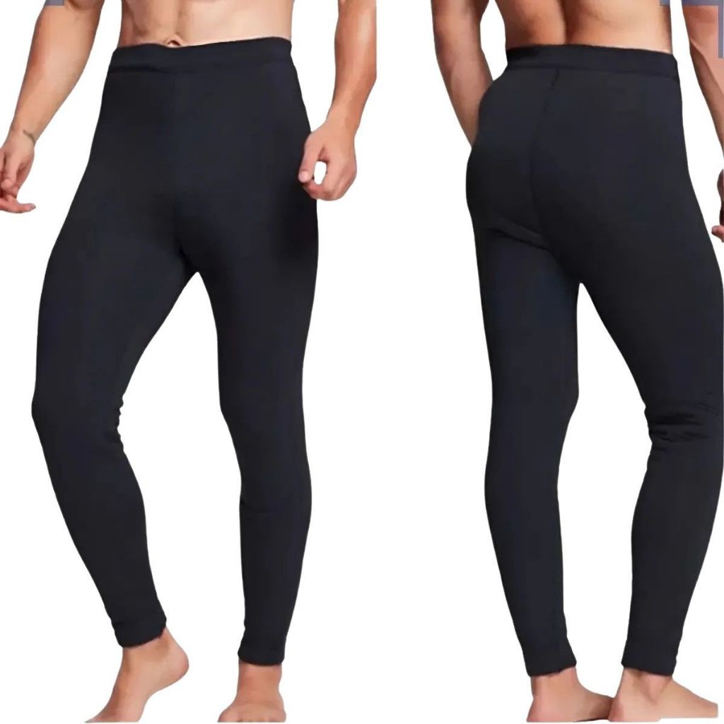 Ceroula Térmica Masculina Pelúciada Estação Outono Inverno Frio Intenso Academia