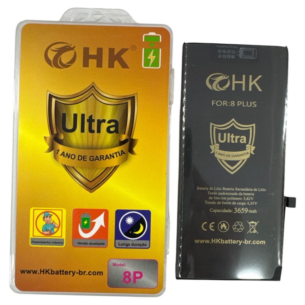 Bateria  Compatível Com iPhone 8plus Alta Capacidade + Maior Duração!