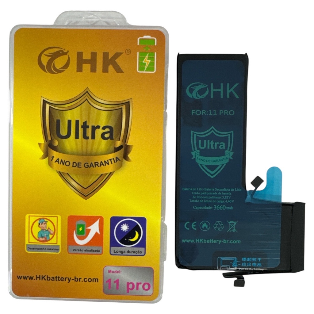 Bateria  Compatível Com iPhone 11pro  Alta Capacidade + Maior Duração!