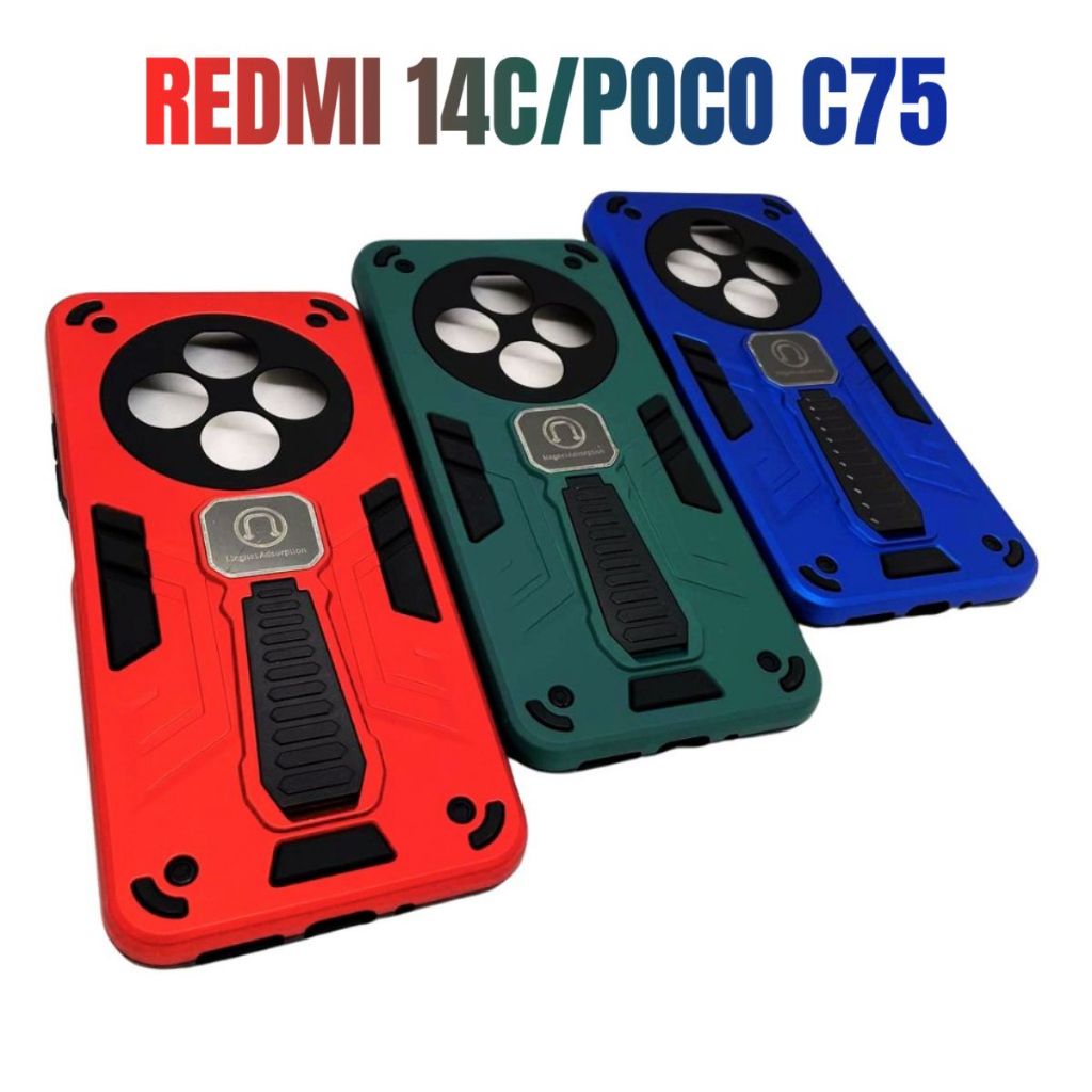 Capa de celular compatível com Redmi 14C e Poco C75 Defense em Oferta na Shopee