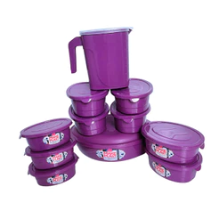 Kit 10 Potes Para Cozinha Potes Multiuso Com Tampa Para Organizar Alimentos