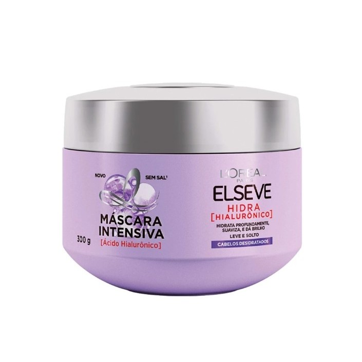 Creme de Tratamento L'Oréal Elseve Hidra Hialurônico 300g em Oferta na Shopee