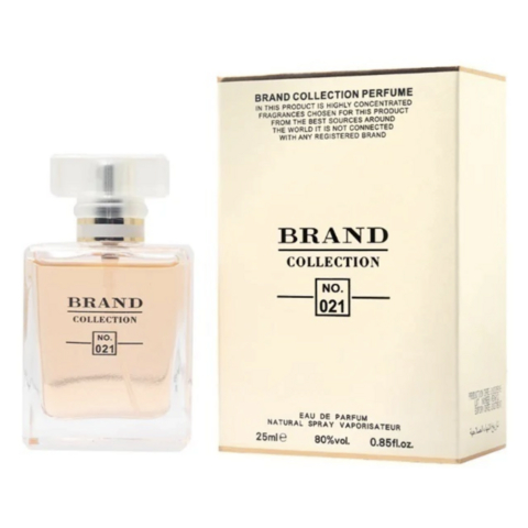 Brand Collection N°021  - Perfume Feminino de 25ml perfume pequeno para bolsa
