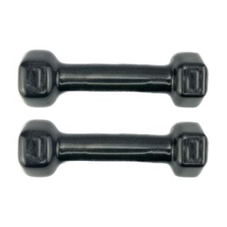 Par de Halter emborrachado de 1kg-Peso de Academia Musculação
