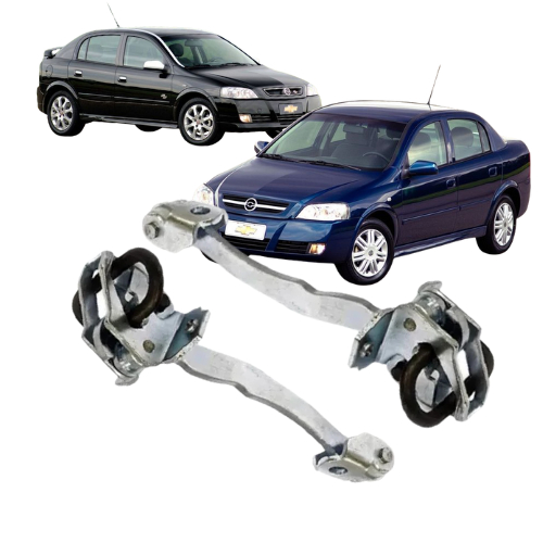 Par Limitador De Porta Dianteira Astra 98 99 2000 2001 2002 2003 2004 2005 2006 Em Diante