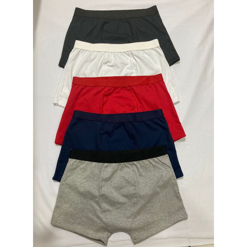 KIT C/4 CUECAS BOXER COTTON 95% ALGODÃO 5%ELASTANO em Oferta na Shopee