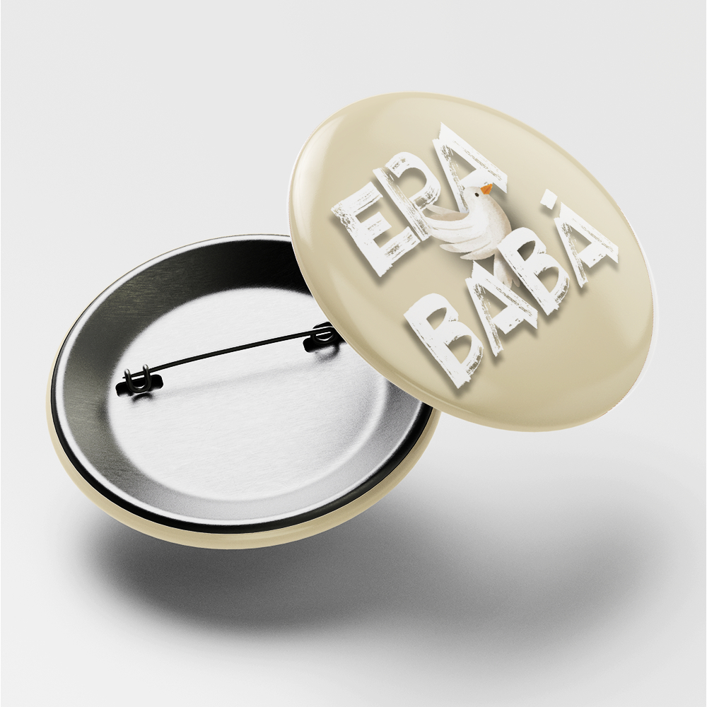 Button Coleção "Brado dos Orixás - Êpa Babá" – Edição Exclusiva Lojinha do Palmares