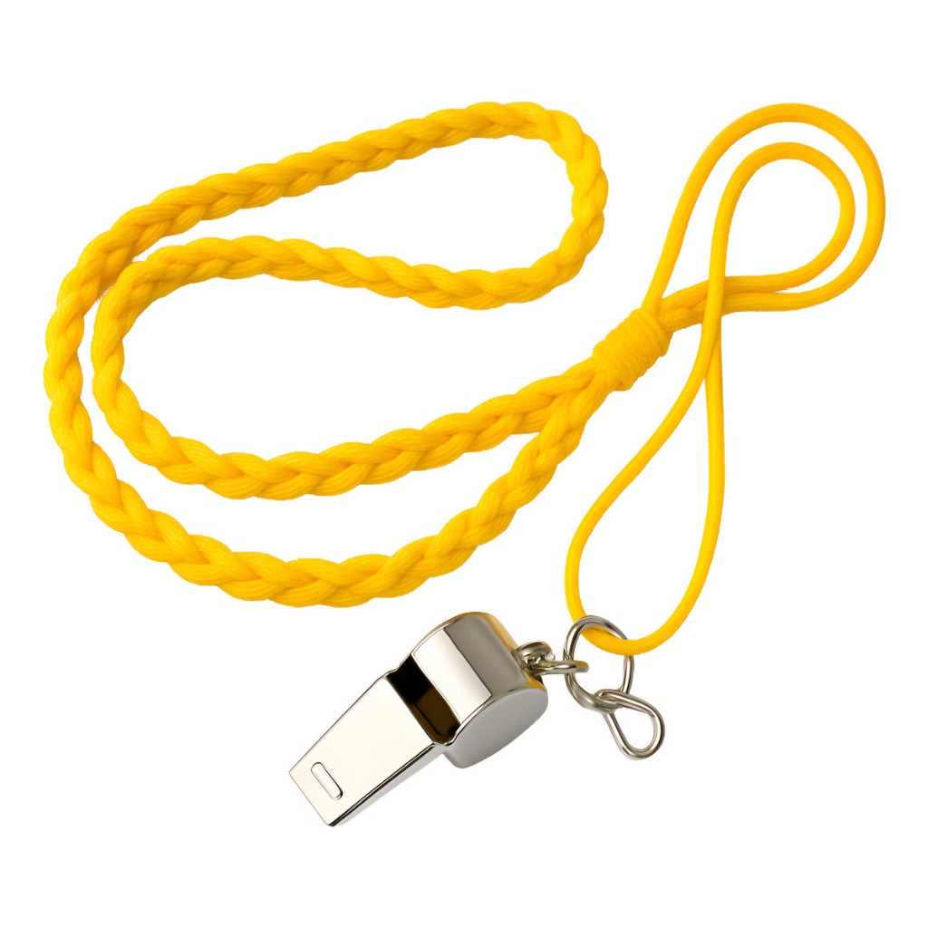 Kit Apito De Metal + Fiel Duplo Alamar Guarda Vidas em Oferta na Shopee