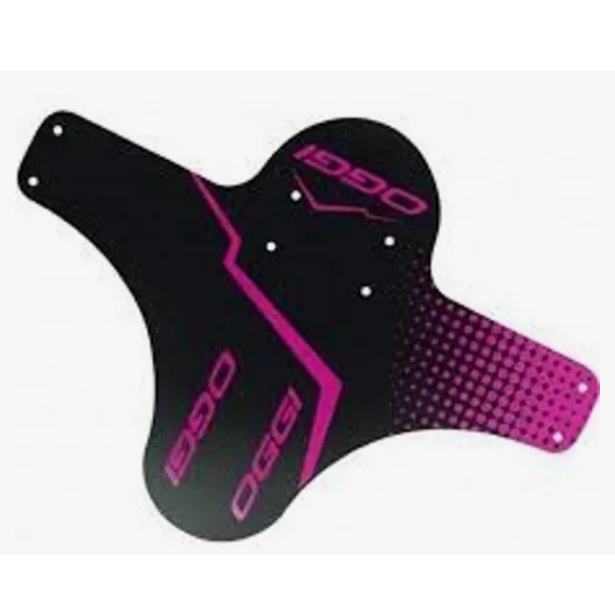 Paralama Dianteiro Bicicleta Bike Oggi Mtb Preto/rosa.