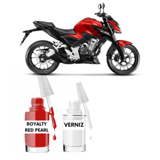 Tinta Tira Risco Moto Honda CG 160 Titan Royalty Red Pearl - R413P em Oferta na Shopee