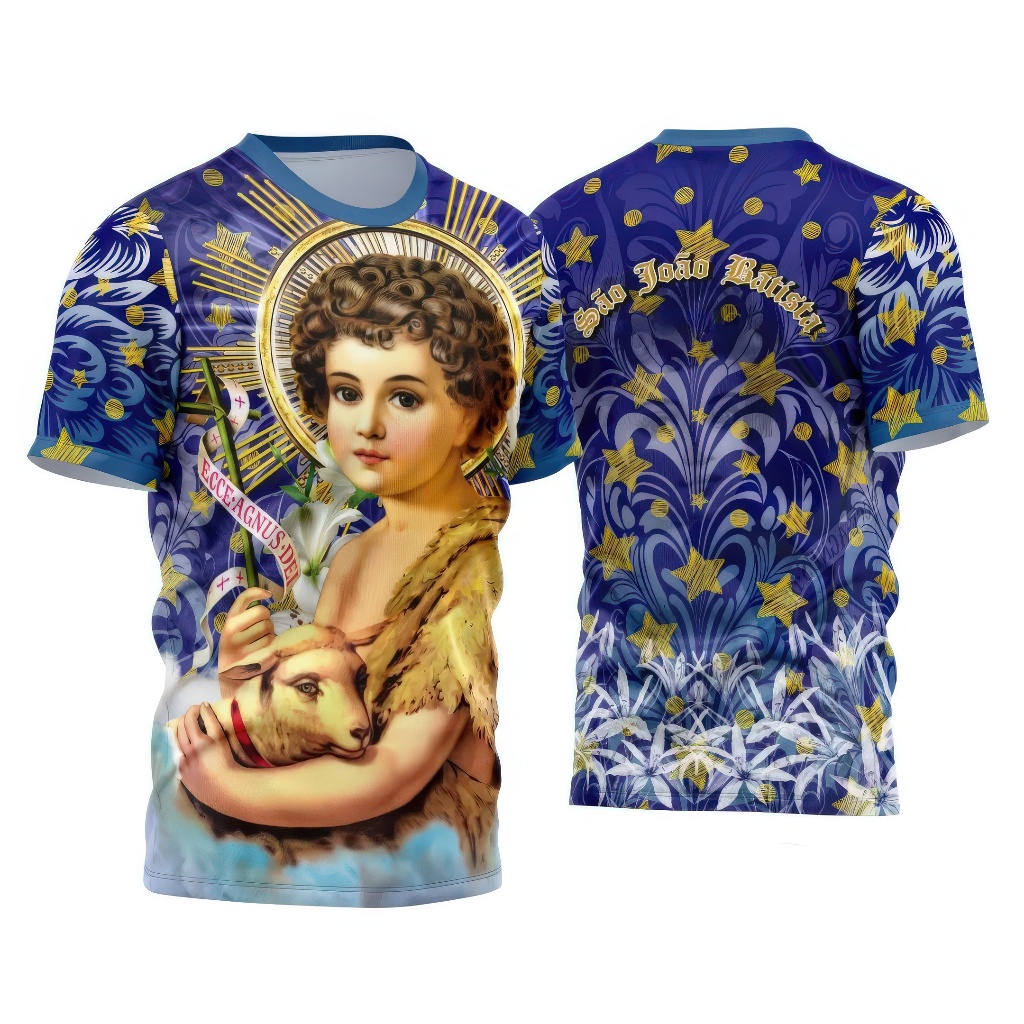 Camiseta São João Batista - Mod 08 - Dryfit - Atacado