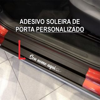 Adesivo Vazado Nome Personalizado Soleira Carro Namorada em Oferta na Shopee