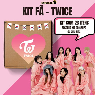KIT FÃ TWICE - Sana Jeong-yeon Momo Nayeon Chaeyoung Tzuyu Jihyo Mina Dahyun - KIT Once em Oferta na Shopee